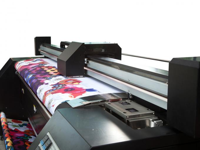 Wysoka rozdzielczość cyfrowej maszyny tekstylnej do druku sublimacyjnego Ciągłe zasilanie atramentem 0