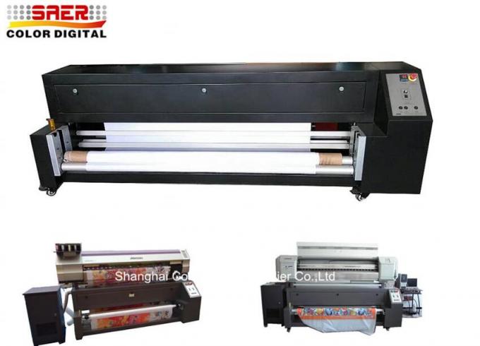 Wielkoformatowa maszyna do drukowania flag tekstylnych Maszyna sublimacyjna z trzema głowicami 1