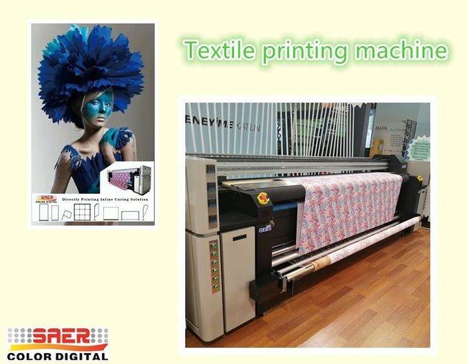 Stabilna drukarka sublimacyjna Epson Roll to Roll Bezpośredni wydruk na tkaninie poliestrowej 4