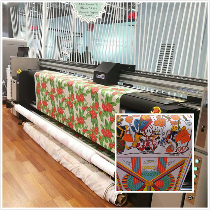 Atramentowa maszyna do drukowania tekstyliów bawełnianych 3200mm 45m2 / H 0