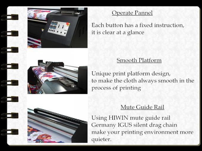 Tryb stałego zasilania atramentem Cyfrowa maszyna do drukowania tkanin 0