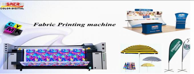 Atramentowa drukarka tkaninowa Sublimacja Cyfrowa maszyna do drukowania tekstyliów 3,2 metra 2