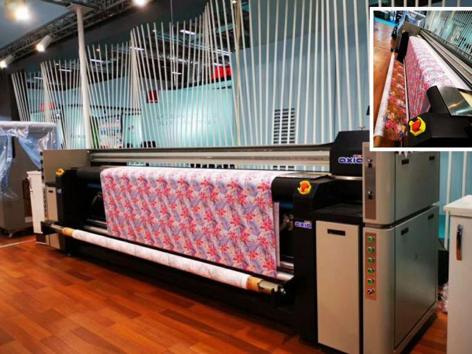 System drukowania tkanin flagowych Tear Drop / Drukarka tekstylna z głowicą drukującą o wysokiej rozdzielczości DPI 1