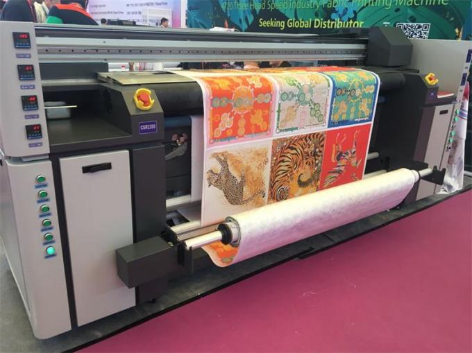 Cyfrowa tkanina tekstylna poliestrowa maszyna drukarska / sublimacyjna drukarka atramentowa 1