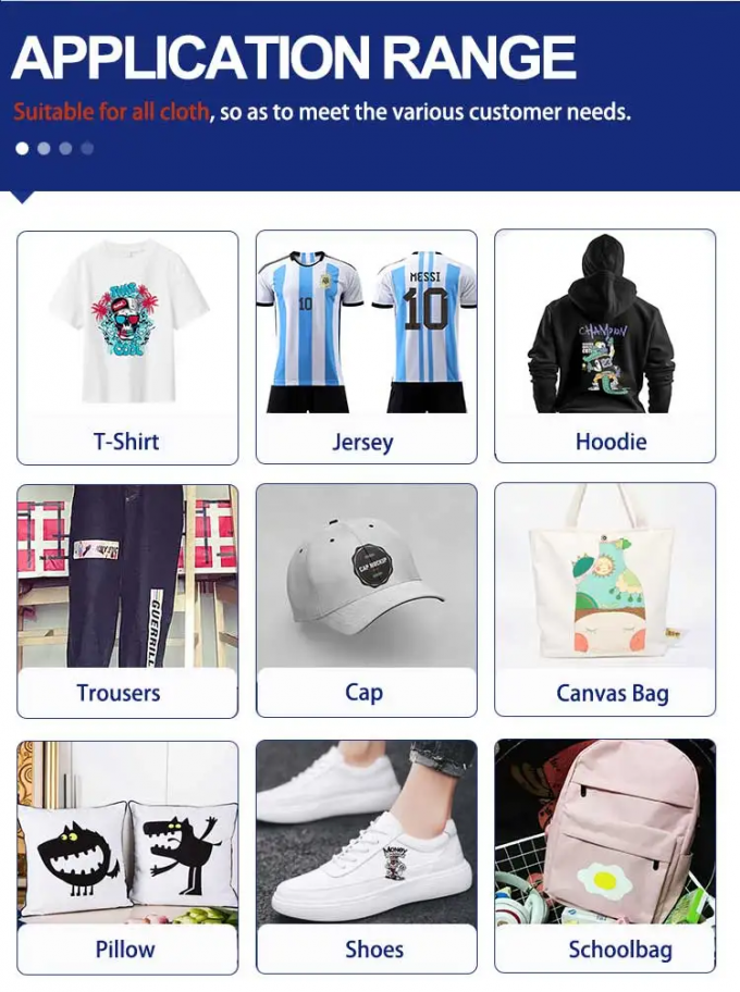 Cyfrowa maszyna do drukowania 60-calowych T-shirtów atramentowych z transferem ciepła 0