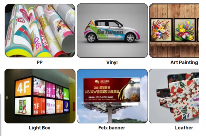 Drukarka z rozpuszczalnikami ekologicznymi CMYK Flex Banner Printing Machine 0