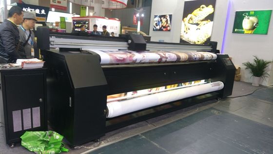 Double CMYK Fabric Digital Textile Printing Machine Sublimacja Flag Printer