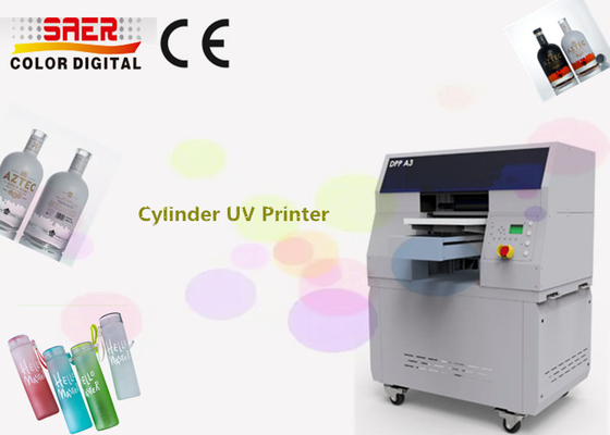 Fabryczna automatyczna drukarka UV cylinder SAER / 360 UV rotary printer
