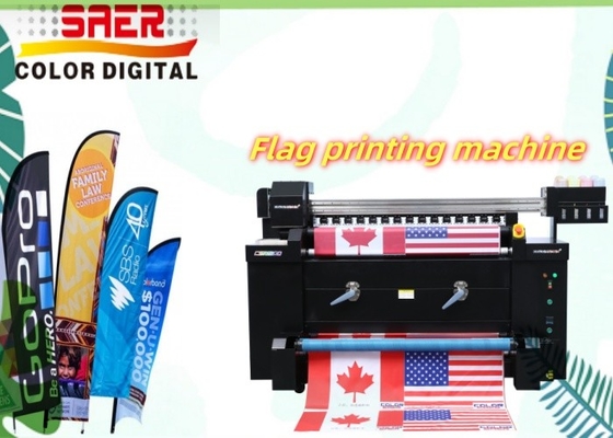 Cyfrowa maszyna do druku tekstyliów Flaga Banner Polyester Fabric Printer Inkjet Dye Sublimation Printer