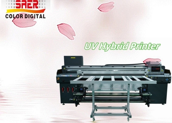 Wielkoformatowy drukarka UV Producent maszyny drukarki LED UV Hybrid Drukarka Roll To Roll Flatbed Drukarka dla sztywnych i elastycznych materiałów