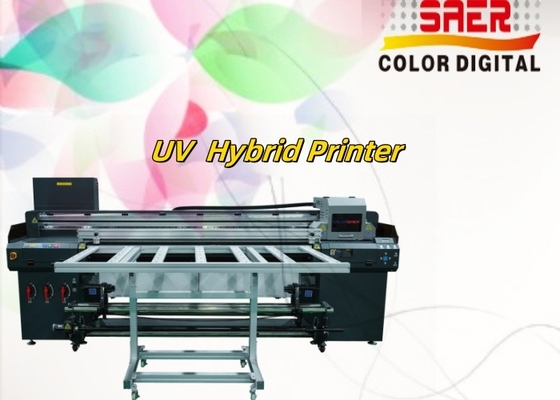 Cyfrowa maszyna do drukowania płaskich płytek UV Wallpaper Banner Poster Hybrid Led Inkjet UV