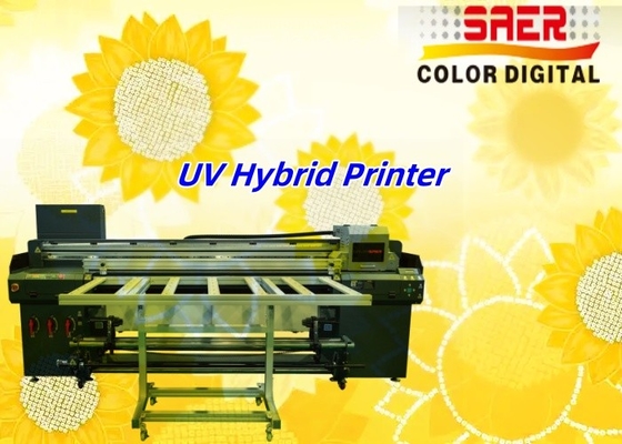 Hybrydowa drukarka UV płótno 1,8 m Hybrydowa drukarka UV do różnych materiałów