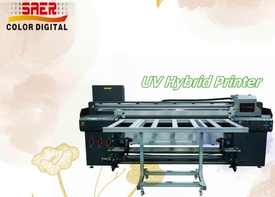 Wielkoformatowy hybrydowy drukarka UV Roll To Roll & Flatbed Multifunctional Inkjet Printer