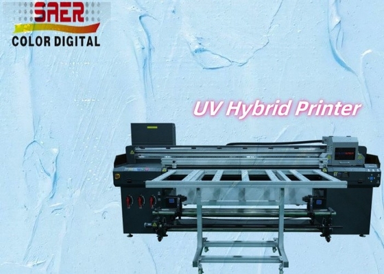 Cyfrowa drukarka UV Inkjet Roll To Roll oraz płaskoładowa drukarka hybrydowa UV