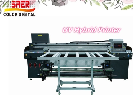 Wysokiej prędkości UV Roll To Roll And Flatbed Inkjet Printer Banner Printing Machine Drukarka zewnętrzna i wewnętrzna