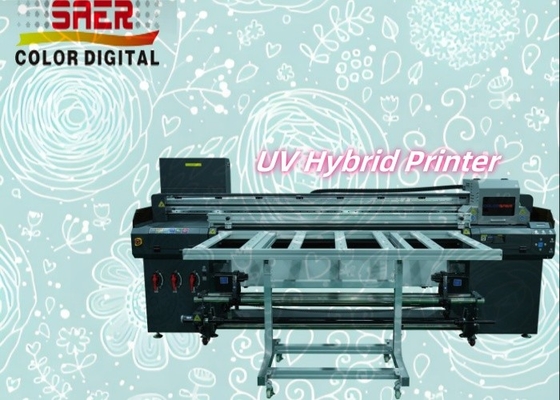 Fabryczna bezpośrednia dostawa Wysokiej prędkości UV Flatbed i Roll to Roll Hybrid Printer