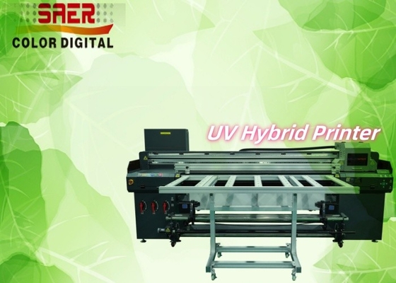 Flatbed and Roll to Roll UV Printer na ścianach ze skóry Film Borad z wysoką rozdzielczością
