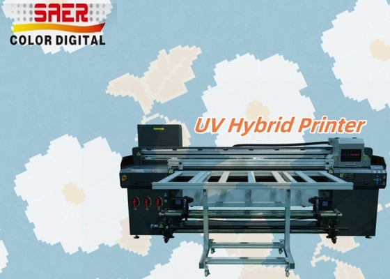 Flatbed And Roll To Roll All-in-one Inkjet Printer Maszyna do druku hybrydowego UV