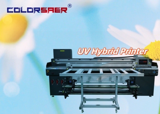 1.8m Wielkoformatowa drukarka UV płaskoładowa i Roll to roll all-in-one hybrydowy plotter UV