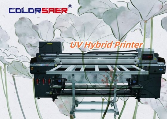 6 stóp płaskopłaszczyzny i rolka do rolki UV hybrydowy drukarka plakata baner naklejki film sufitowy duży format plotter