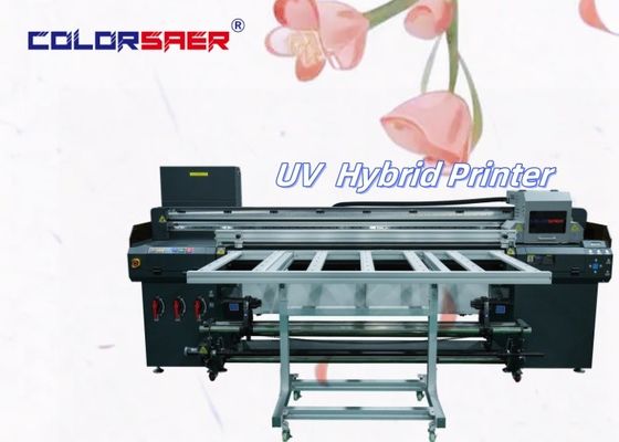 Produkcja bezpośrednia 1,8 m UV Hybrid Inkjet Printer Roll to Roll i Flatbed dla maszyn sklepów