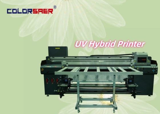 Nowy projekt 1,8m 6ft Roll to Roll i Flatbed UV Printer dla różnych materiałów