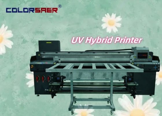 Kolorowa cyfrowa szybka drukarka UV Flatbed & Roll To Roll