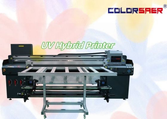 Drukarka UV Inkjet dla małych firm Płaskoładowa z drukarką hybrydową UV do różnych materiałów