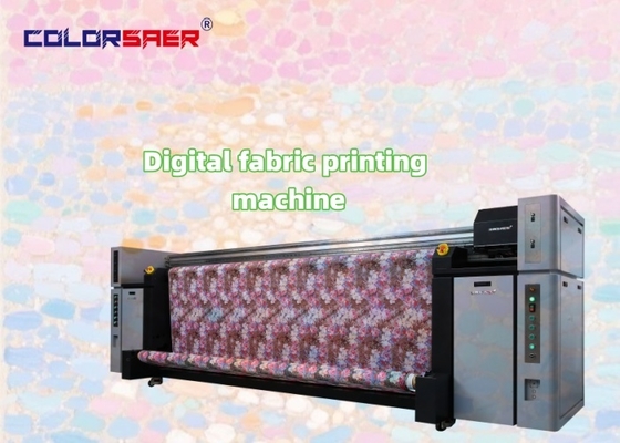Drukarka do tkanin cyfrowych SAER 3.2m z 8 głowicami Epson CMYK