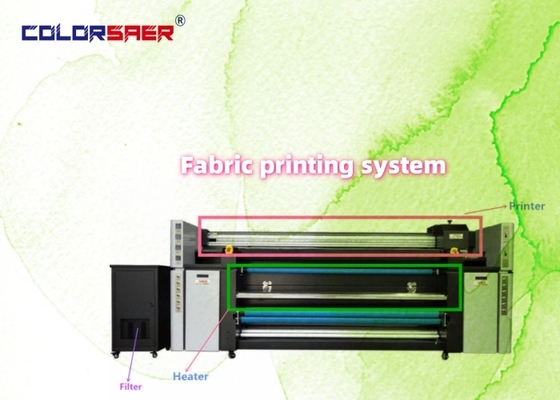Automatyczna cyfrowa drukarka tekstylna 2200 mm z 3 głowicami Epson i3200