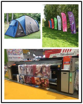 Wyświetlacz targowy Cyfrowa maszyna do drukowania tkanin Roll To Roll Rozdzielczość 360 - 1800 dpi