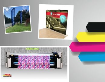 Cyfrowa wielkoformatowa drukarka tekstylna Cmyk 6kw grzałka moc rolka do rolki typu płyty