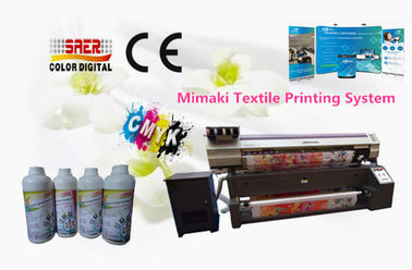 64-calowa cyfrowa drukarka tekstylna Mimaki z atramentem sublimacyjnym / pigmentowym