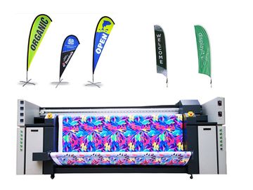 Napięcie 380 V Ciągły system drukowania flag drukarki atramentowej 6500 W Brutto