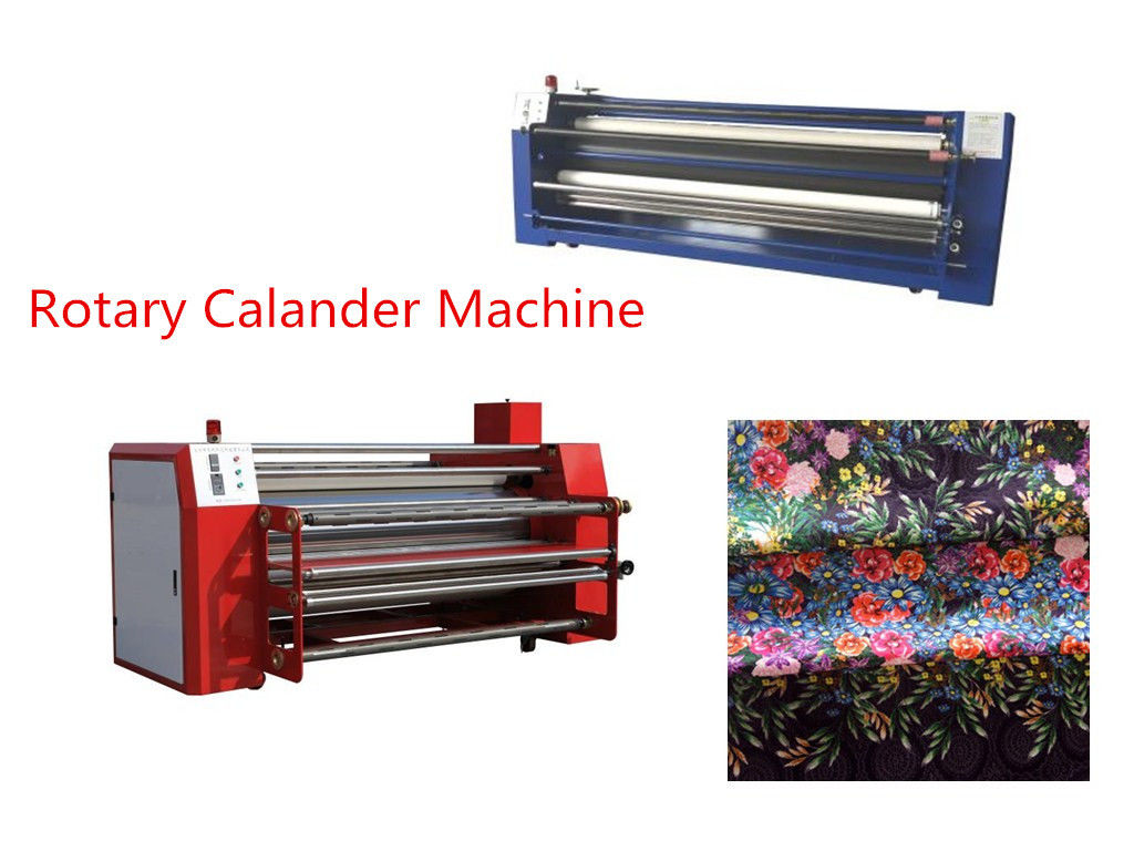 Large Format Roll To Roll Textile Calender Machine For Decoration / Advertising