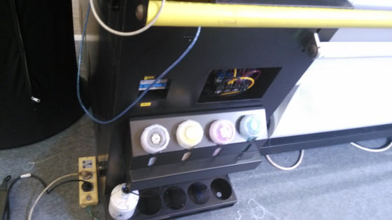 Podwójna głowica drukująca Dx7 Cyfrowa maszyna do drukowania tkanin do produkcji flag