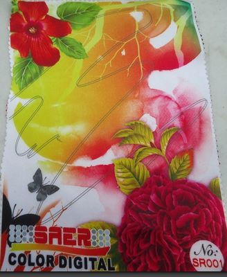 Biała poliestrowa satynowa tkanina drukarska do produkcji zasłon