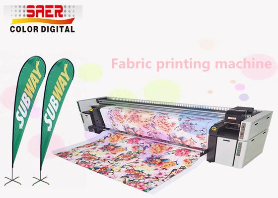 Cyfrowa maszyna do druku tekstyliów Flaga Banner Polyester Fabric Inkjet Dye Sublimation