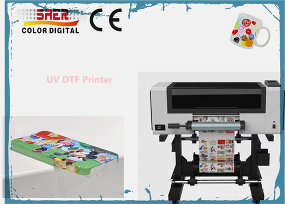 30 cm drukarka UV DTF z laminacją 2 w 1 Roll To Roll UV DTF Crystal Logo Printer