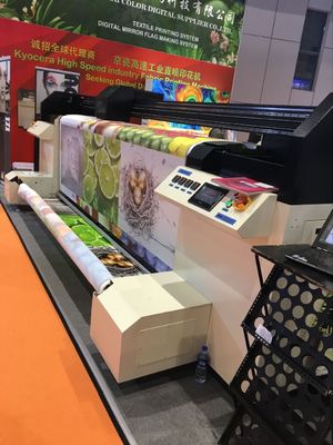 Maszyna do drukowania tekstyliów 600 - 1800 dpi, podwójna drukarka przemysłowa Cmyk