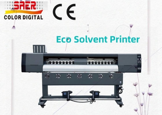 SAER Eco Solvent Printer 1,8 m Wysokiej rozdzielczości Głowa drukarka Eco Solvent Plotter