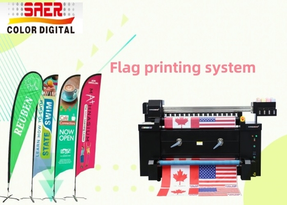 Strand Flag Tkanina Roll Digital Printing Plotter Duża maszyna do druku flagi sublimacyjnej Inkjet