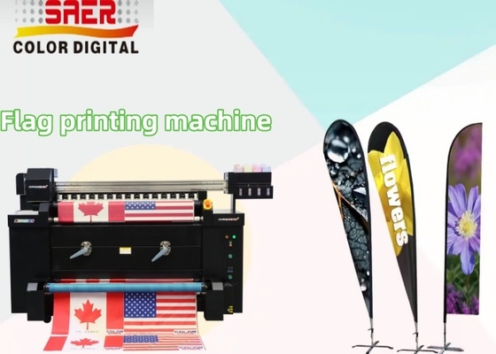 Strand Flag Tkanina Roll Digital Printing Plotter Duża maszyna do druku flagi sublimacyjnej Inkjet