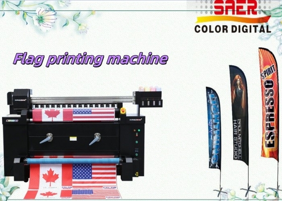 Cyfrowa maszyna do druku tekstyliów Flaga Banner Polyester Fabric Printer Inkjet Dye Sublimation Printer