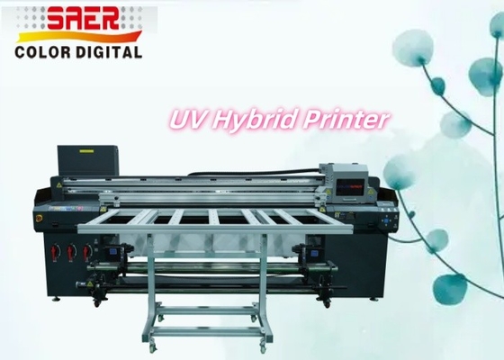 Flatbed And Roll Hybrid UV Printer dla różnych materiałów