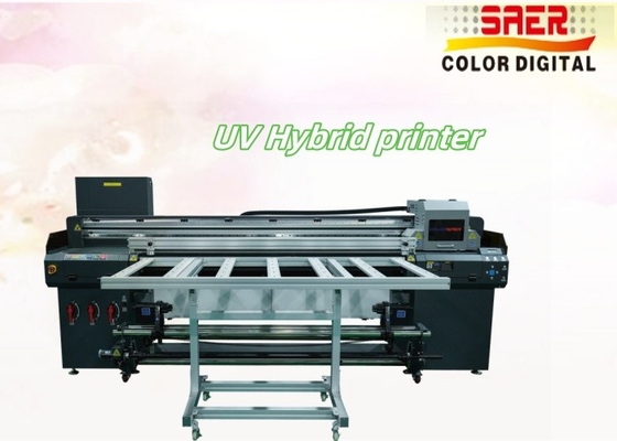 Flatbed And Roll Hybrid UV Printer dla różnych materiałów