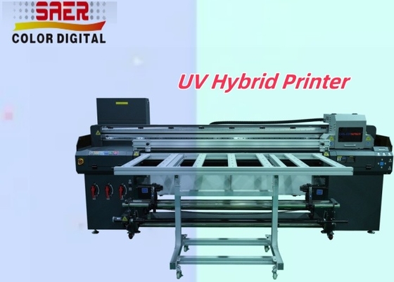 Wyrób drukarek UV Hybrid Roll To Roll And Flatbed UV Printer