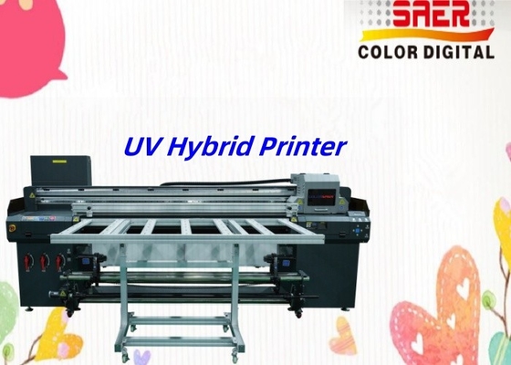 Wyrób drukarek UV Hybrid Roll To Roll And Flatbed UV Printer