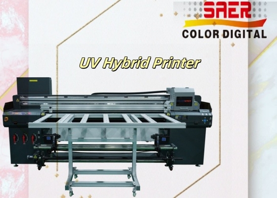 SAER Banner Paper UV Hybrid Roll To Roll And Flatbed Printer