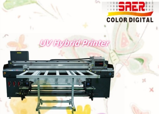 1.8m Hybrid Roll To Roll And Flatbed UV Printer Fabryka bezpośrednio duży UVHybrid Printer